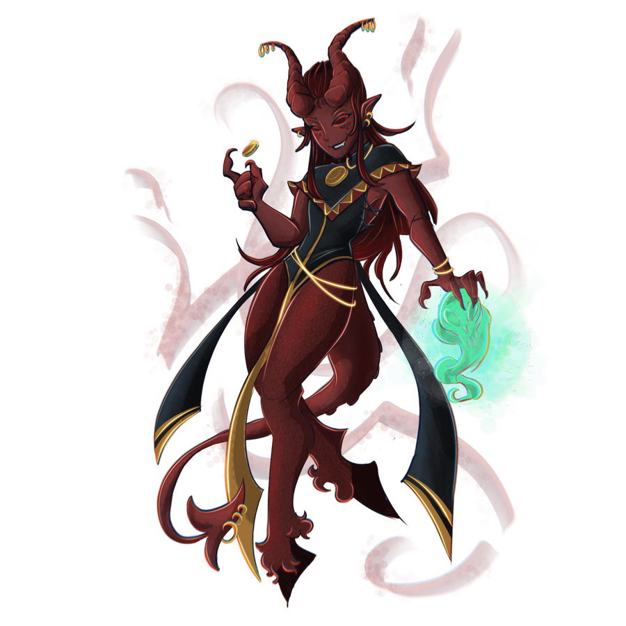 Fullbody + Abstract Background + Spell Effect | $35